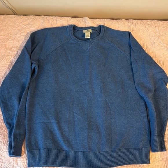 LLBean Cotton/Cashmere Sweater - Picture 1 of 3
